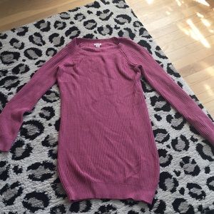 Pink Sweater Dress